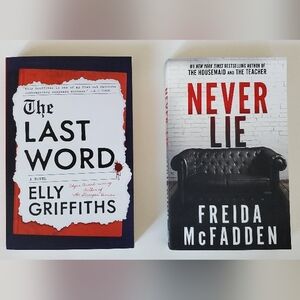 The Last Word and Never Lie Books Fiction Suspense Thriller
